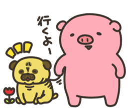 Anko-Chan of the pig3 sticker #7230687