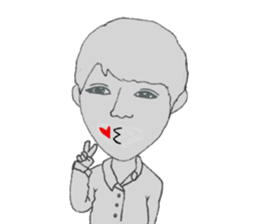 The short and fat civil servant sticker #7230979