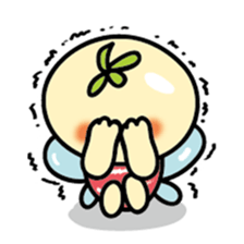 baby butterfly 'momo' sticker #7231771