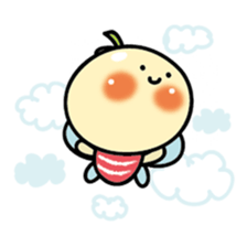 baby butterfly 'momo' sticker #7231776