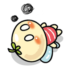 baby butterfly 'momo' sticker #7231779