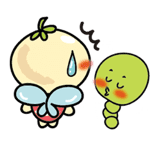baby butterfly 'momo' sticker #7231787