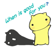 kageneko English version sticker #7232693