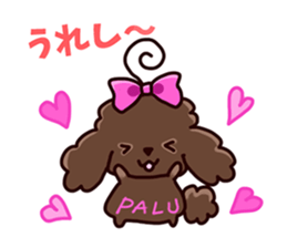 Story of seven colors Toy Poodle sticker #7232738