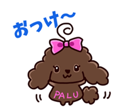 Story of seven colors Toy Poodle sticker #7232739