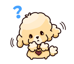 Story of seven colors Toy Poodle sticker #7232753