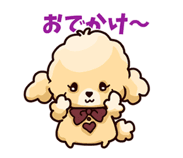 Story of seven colors Toy Poodle sticker #7232756