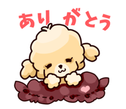 Story of seven colors Toy Poodle sticker #7232757