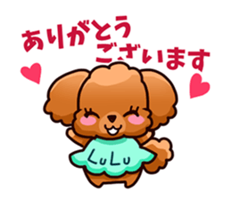 Story of seven colors Toy Poodle sticker #7232761