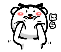 Bear of Eyebrows 0 sticker #7233012