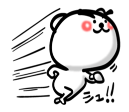 Bear of Eyebrows 0 sticker #7233020