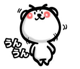 Bear of Eyebrows 0 sticker #7233026