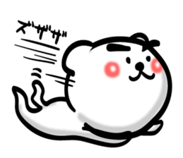 Bear of Eyebrows 0 sticker #7233027