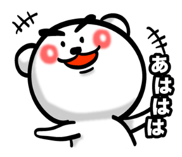 Bear of Eyebrows 0 sticker #7233035