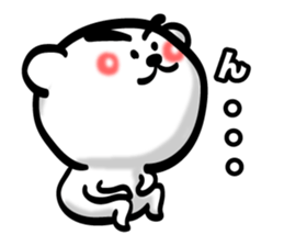 Bear of Eyebrows 0 sticker #7233038