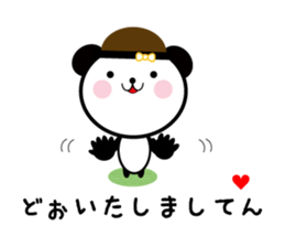 Sticker of playful panda sticker #7233664