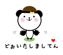 Sticker of playful panda sticker #7233664