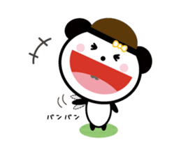 Sticker of playful panda sticker #7233665