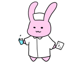 Kani & Kissa of poor health 2 sticker #7233805