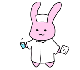 Kani & Kissa of poor health 2 sticker #7233805