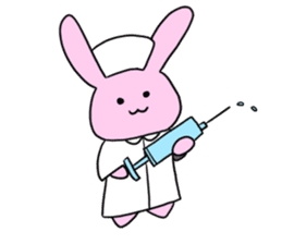 Kani & Kissa of poor health 2 sticker #7233806