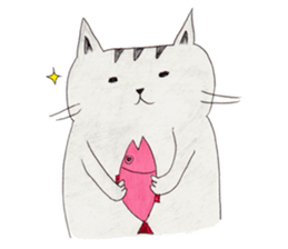 Octopus and cat. sticker #7234168