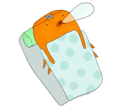 Octopus and cat. sticker #7234169