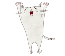 Octopus and cat. sticker #7234170