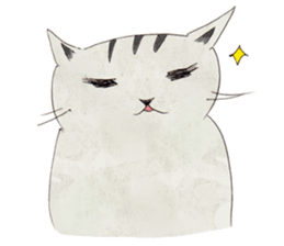 Octopus and cat. sticker #7234176