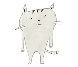 Octopus and cat. sticker #7234196