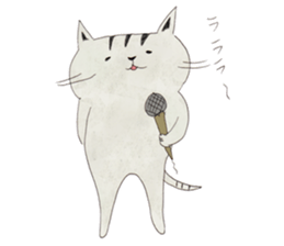 Octopus and cat. sticker #7234198