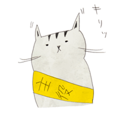 Octopus and cat. sticker #7234201