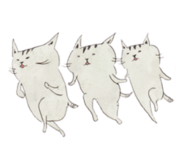 Octopus and cat. sticker #7234202