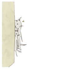 Octopus and cat. sticker #7234203