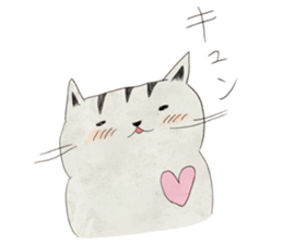 Octopus and cat. sticker #7234205