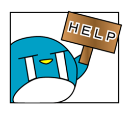 Round penguin is the parent sticker #7234218