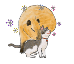 Sweet Capybara sticker #7234981