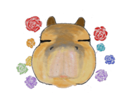 Sweet Capybara sticker #7235004