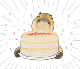 Sweet Capybara sticker #7235006