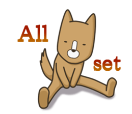 The Poker face Dog sticker #7235170