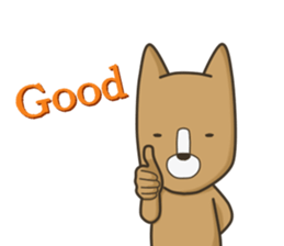 The Poker face Dog sticker #7235171