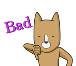 The Poker face Dog sticker #7235172