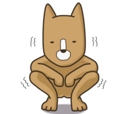The Poker face Dog sticker #7235173