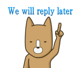 The Poker face Dog sticker #7235180