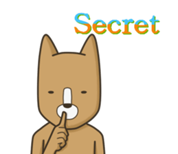 The Poker face Dog sticker #7235186