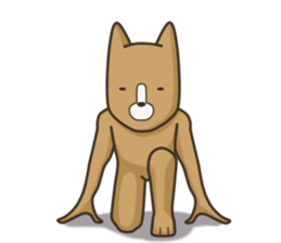 The Poker face Dog sticker #7235189