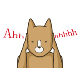The Poker face Dog sticker #7235193
