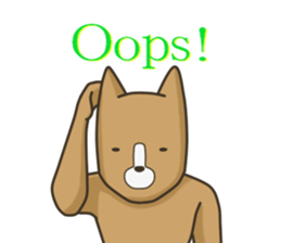 The Poker face Dog sticker #7235194