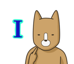 The Poker face Dog sticker #7235202