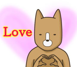 The Poker face Dog sticker #7235203